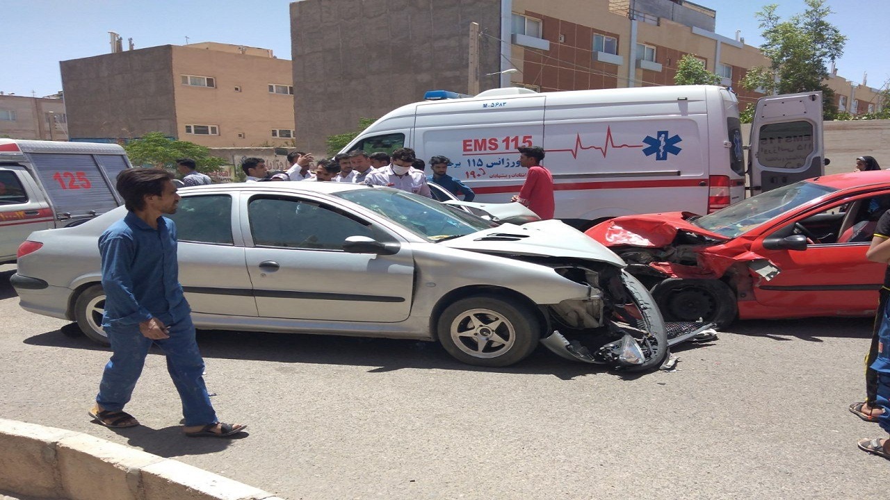 ۹ مصدوم در حادثه رانندگی در مهرشهر بیرجند