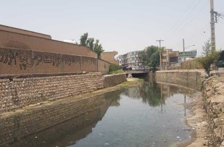 مشکل کانال‌های روباز در ایذه برطرف و در حال پاکسازی می‌باشند