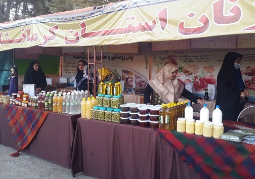 بازدید از غرفه دستاوردهای زنان در کرمانشاه/اهدای زمین به خانواده چهار قلوی کرمانشاهی/ تخصیص۳۰ میلیارد تومان به شرکت&zwnj;های دانش&zwnj;بنیان زنان کرمانشاهی
