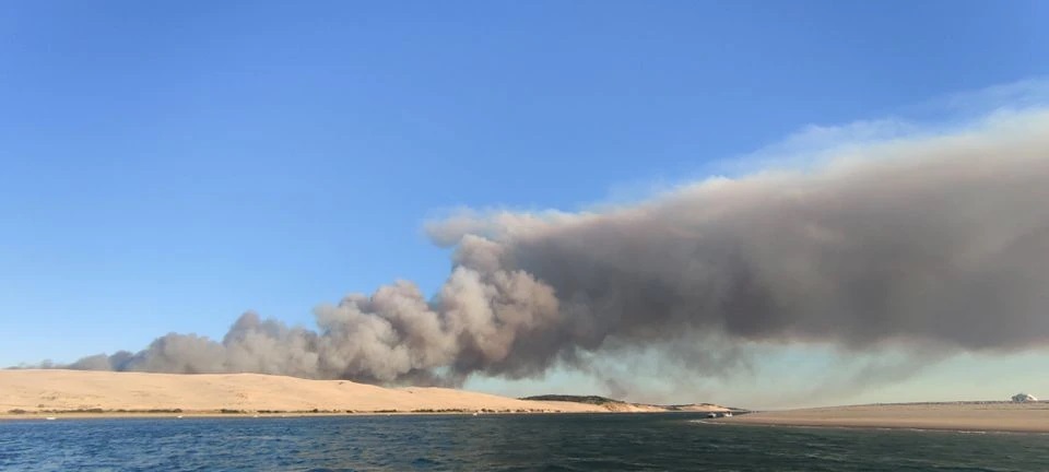 آتش سوزی جنوب فرانسه 