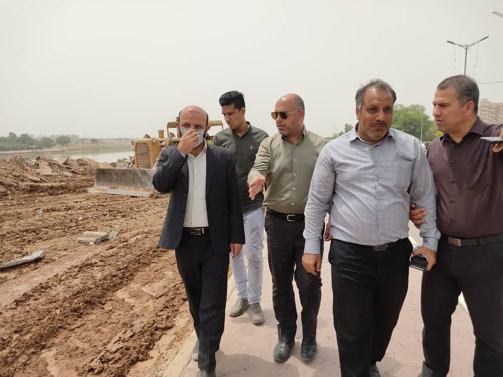 نظارت بر پروژه تعریض جاده ساحلی غربی حدفاصل پل پنجم تا بوستان نگارگر (پارک قوری)