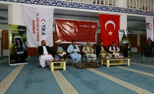 برگزاری نمایشگاه عکس و فیلم  از سوی دفتر تیکا در شهر شبرغان + تصاویر
