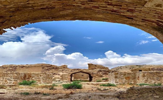رباط عشق به&zwnj;جامانده از دوران تیموری/رباط عشق شاهراه ارتباطی جاده ابریشم