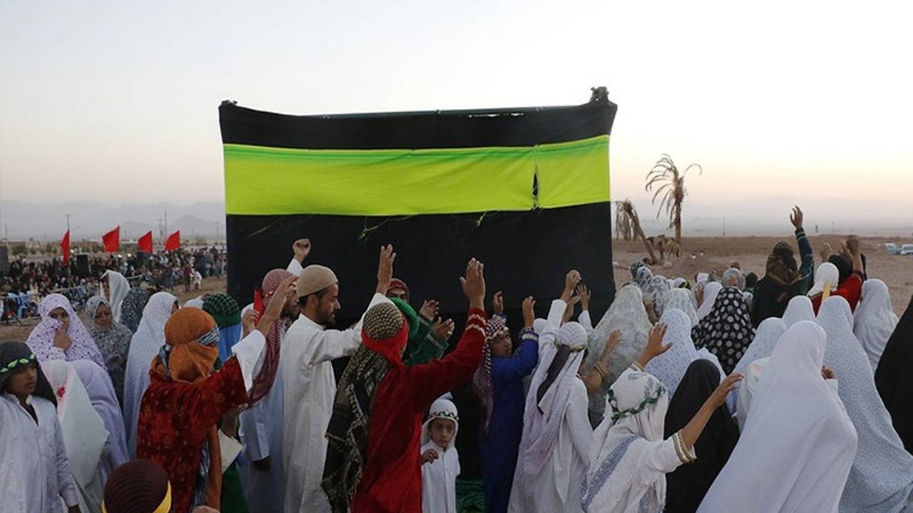 واقعه غدیر در ده زیار کرمان بازسازی می‌شود