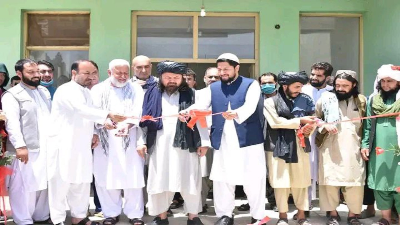 افتتاح تجریدگاه کولرا در شفاخانه ۲۰۰بستر نظامی در بلخ
