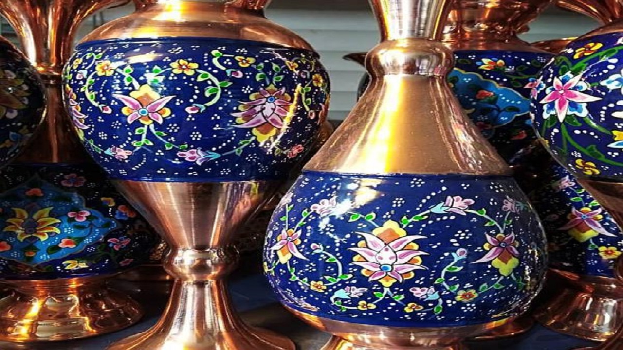 برگزاری دوره آموزشی نقاشی روی مس در مهریز