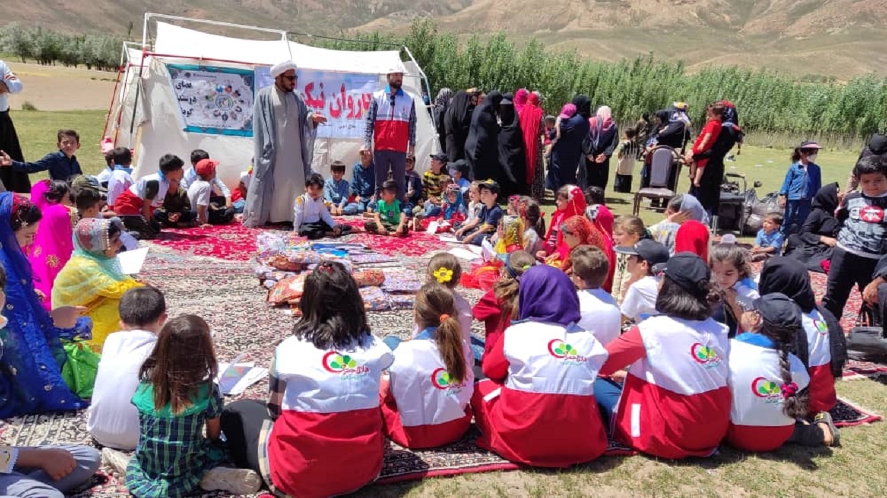 اجرای کاروان مهرورزی غدیر در روستای گلوگرد بروجن+تصاویر