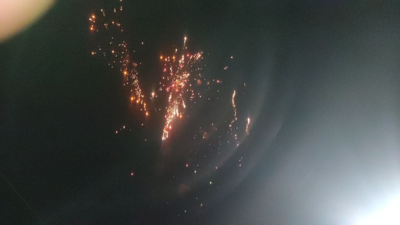 نورافشانی آسمان چهاربرج در آستانه عید غدیر + فیلم و تصاویر