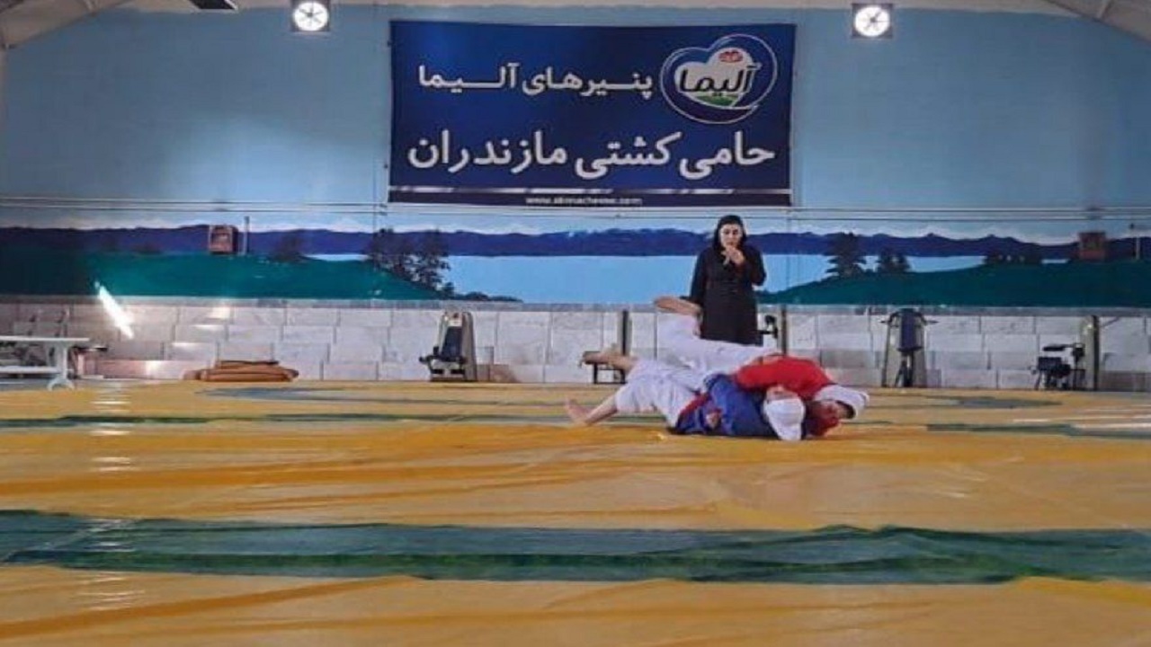 رقابت بانوان در کشتی آلیش مازندران