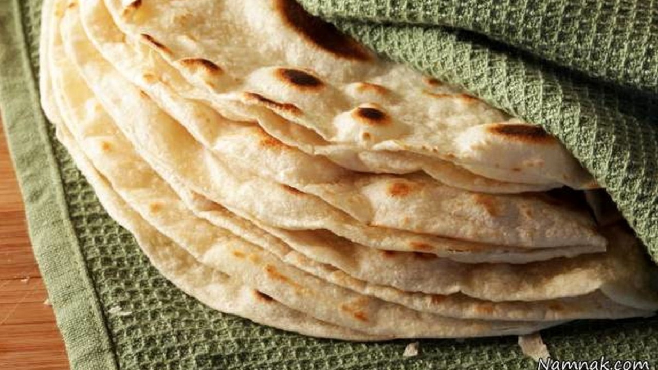 آموزش روش پخت نان ترتيلای خانگی + فیلم