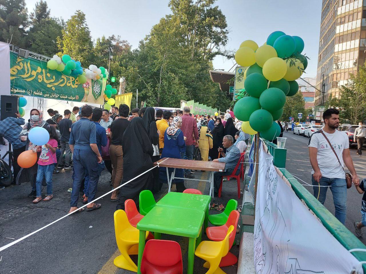 میزبانی میدان ولیعصر از جشن ۱۰ کیلومتری عید غدیر+ تصاویر