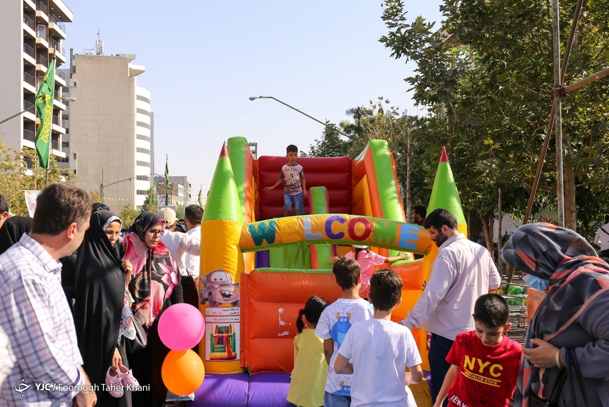میزبانی میدان ولیعصر از جشن ۱۰ کیلومتری عید غدیر+ تصاویر