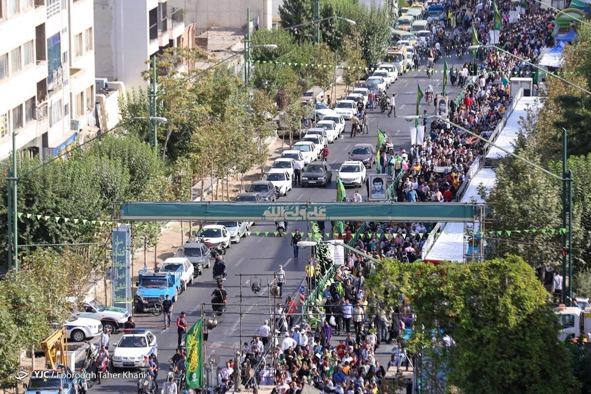 میزبانی میدان ولیعصر از جشن ۱۰ کیلومتری عید غدیر+ تصاویر