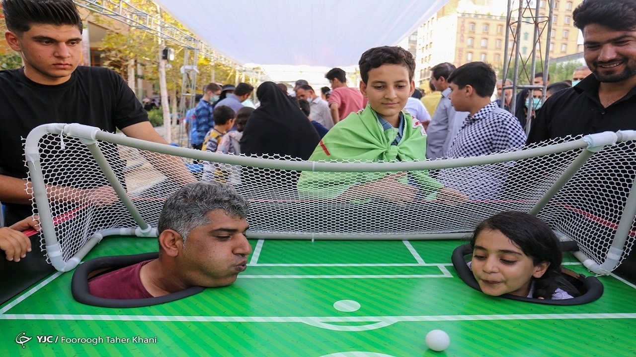 برپایی شهربازی بازی برای کودکان در مهمانی غدیر