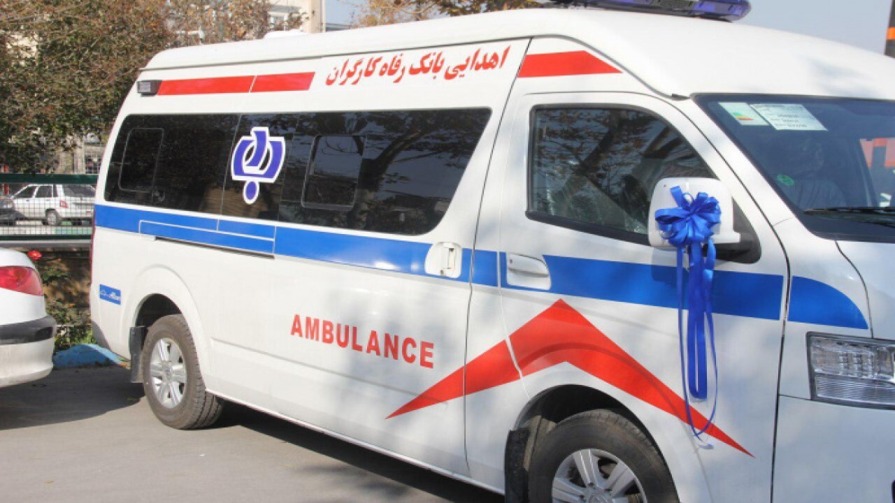 اهدای یک دستگاه آمبولانس به دانشگاه علوم پزشکی خراسان شمالی