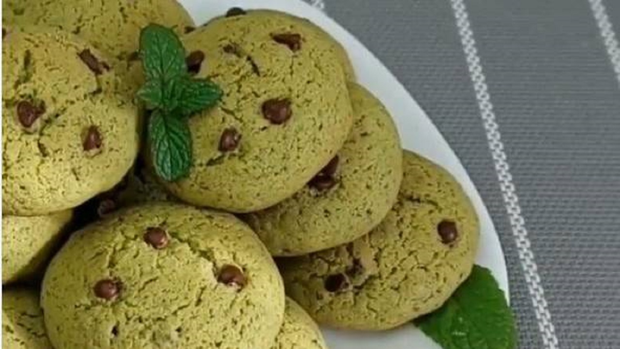 طرز تهیه کوکی نعنایی + فیلم