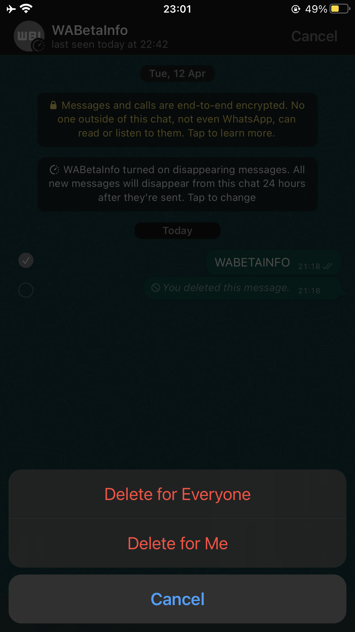 قابلیت جدید واتساپ قابلیت جدید واتساپ
