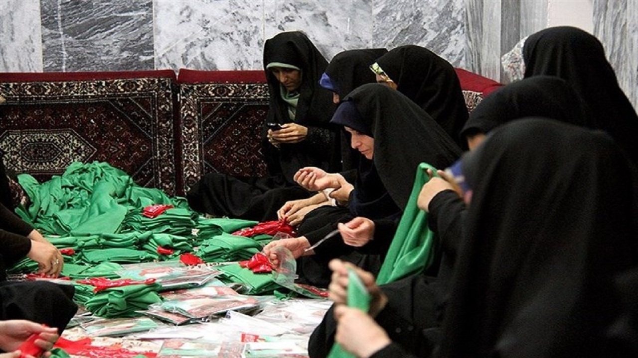 آغاز دوخت لباس همایش جهانی شیرخوارگان حسینی در گچساران