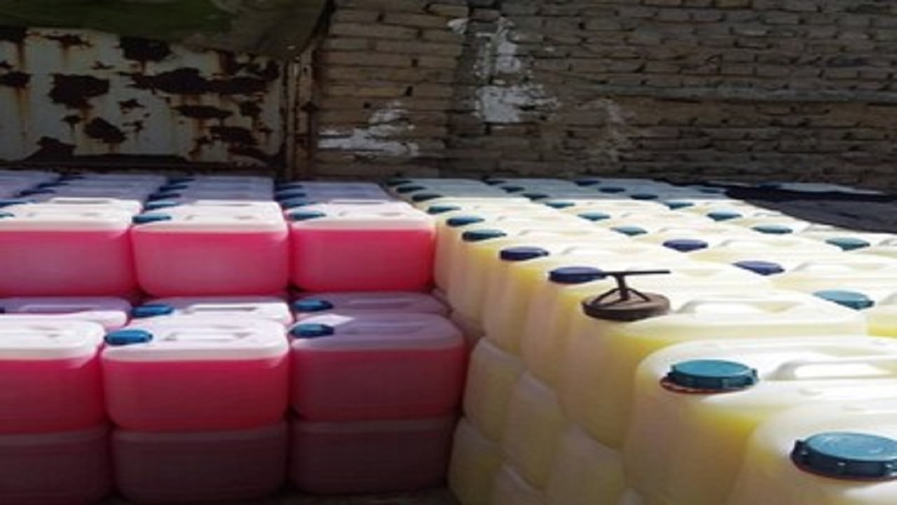 کشف بیش از هزار لیتر شوینده بهداشتی قاچاق در چهارباغ