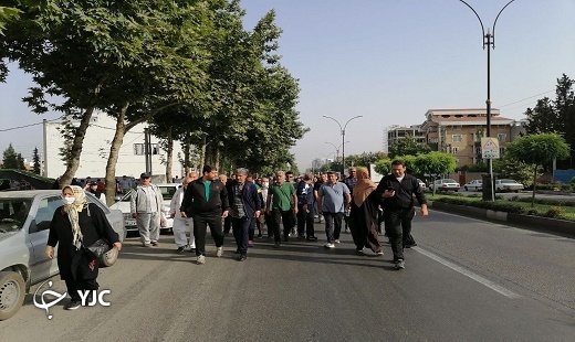 همایش پیاده روی بزرگ خانوادگی در گرگان برگزار شد