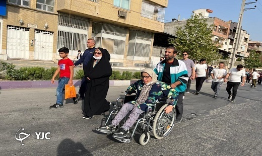 همایش پیاده روی بزرگ خانوادگی در گرگان برگزار شد