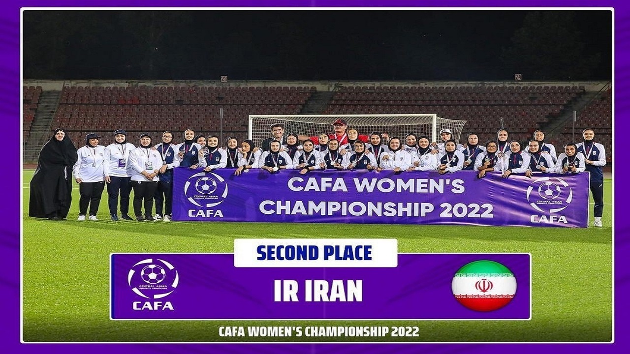 درخشش بانوی فوتبالیست کردستانی در رقابت‌های کافا ۲۰۲۲