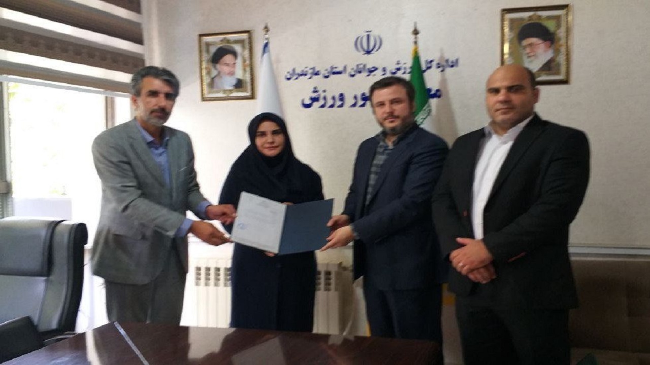 انتصاب نایب رئیس بانوان هیات جودو مازندران