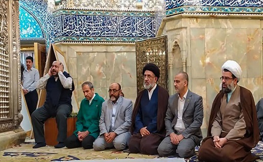 غبارروبی مزار حضرت مسلم (ع) با حضور مسئولان آستان مقدس قم+تصاویر