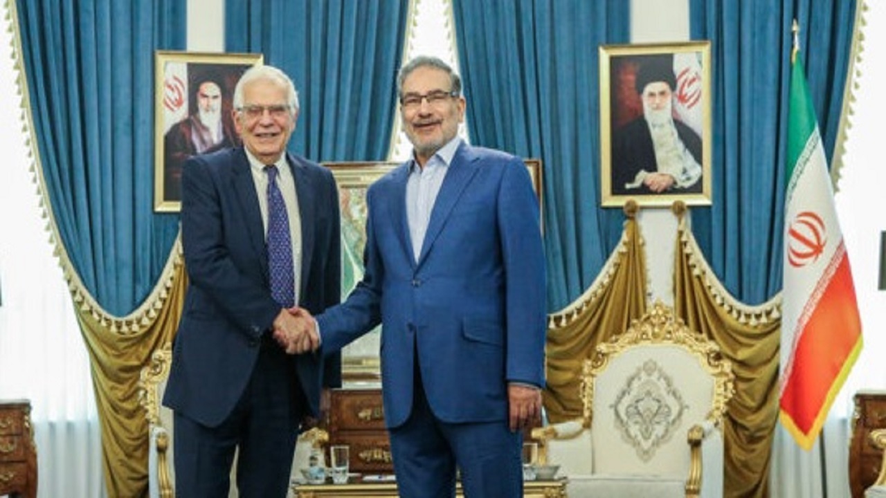 جوزف بورل با علی شمخانی دیدار و گفت‌وگو کرد