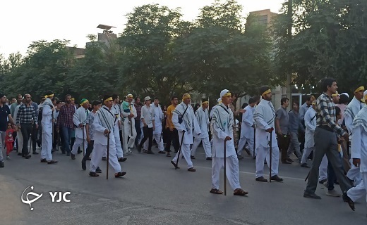 با پای دل از بافق تا مشهدالرضا(ع)+تصویر