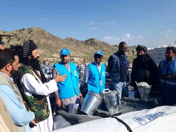 بازدید مسئول جامعه بشری سازمان ملل از مناطق زلزله زده در پکتیکا