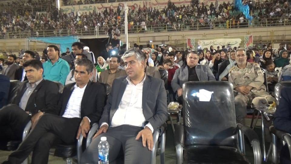 حضور مسئولان در هشتمین جشن قهرمانی تیم بم در لیگ برتر بانوان 