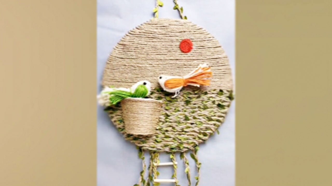 ساخت وسیله تزئینی با ابزار ساده + فیلم