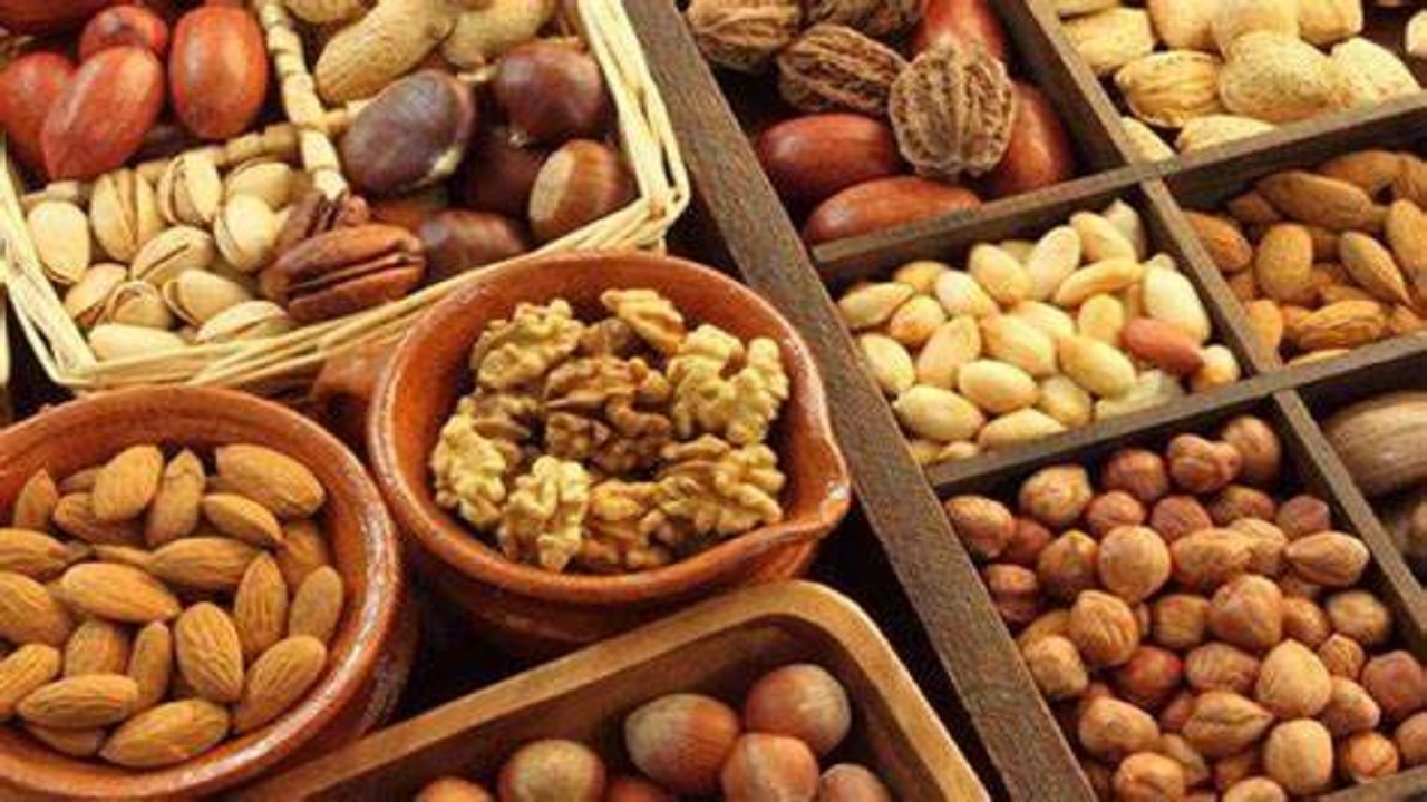 قیمت انواع خشکبار  در بازار+جدول