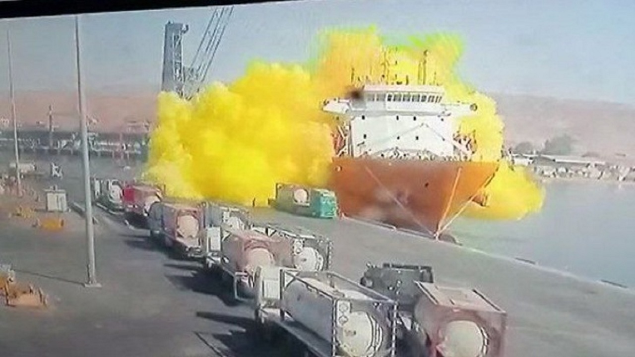 بازگشت وضعیت در بندر عقبه اردن به روال طبیعی