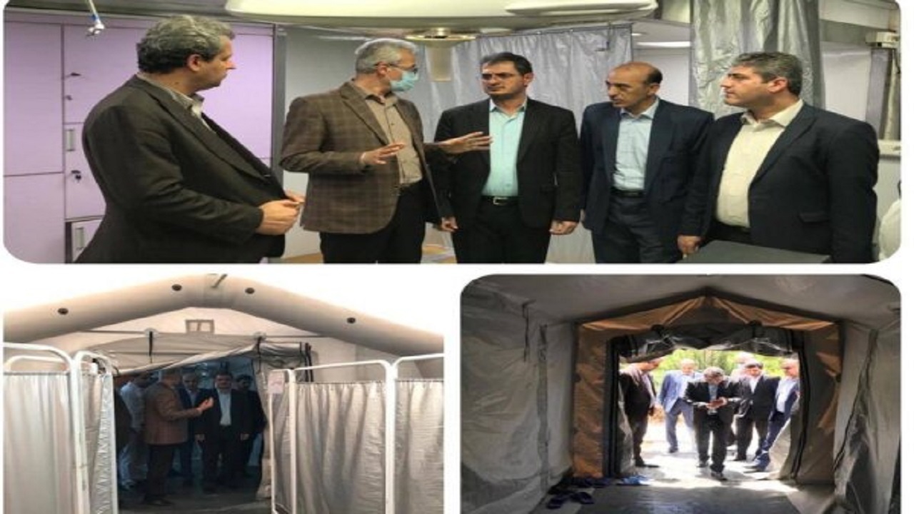 بیمارستان سیار شهید شیخ‌الاسلام سنندج تجهیز می‌شود
