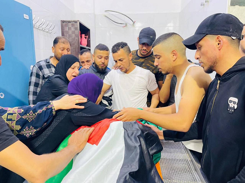 شهادت جوان فلسطینی