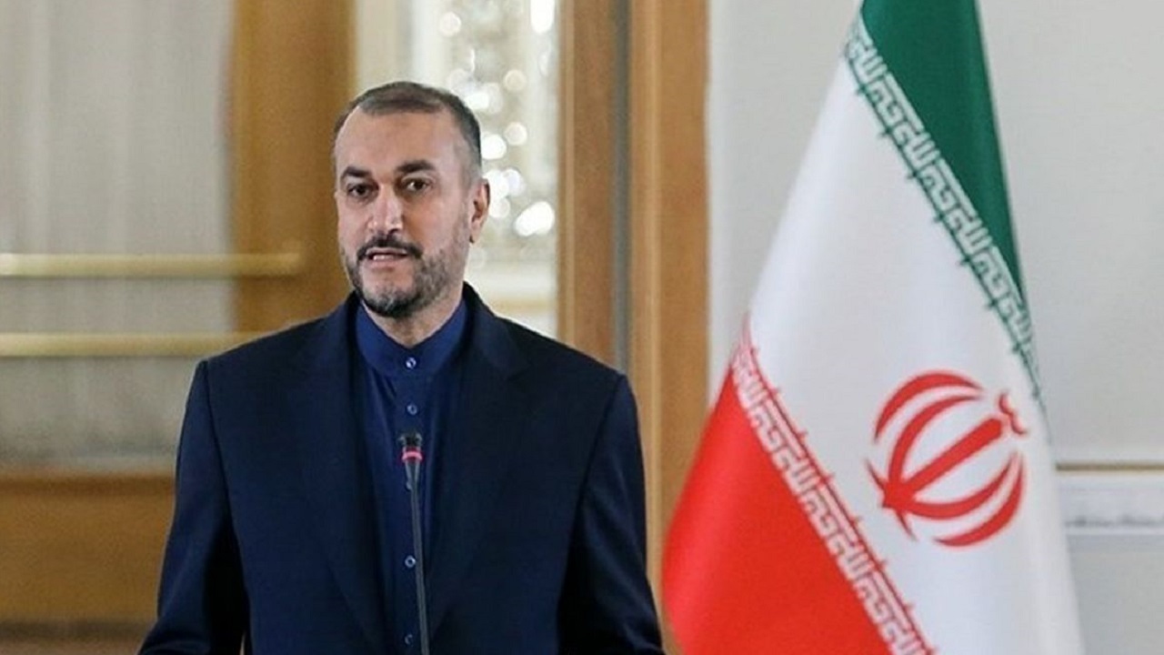 گزارش توئیتری امیرعبداللهیان از حضور رئیس جمهور در اجلاس سران خزر