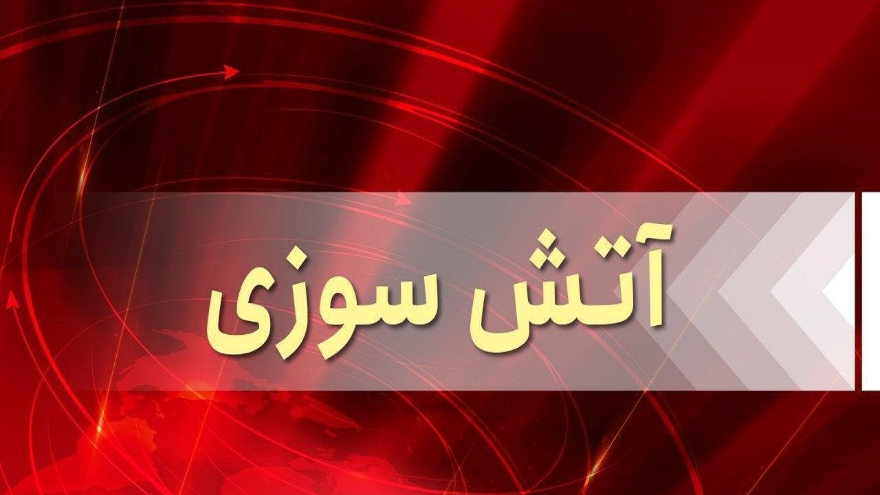 آتش سوزی کارخانه صنایع غذایی در جاده تبریز-تهران