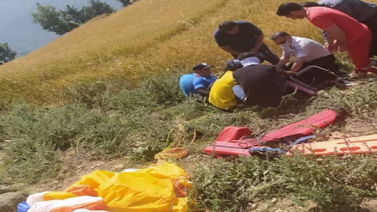 سقوط ۲۱ پاراگلایدرسوار در گلستان از ابتدای سال ۱۴۰۰ تاکنون