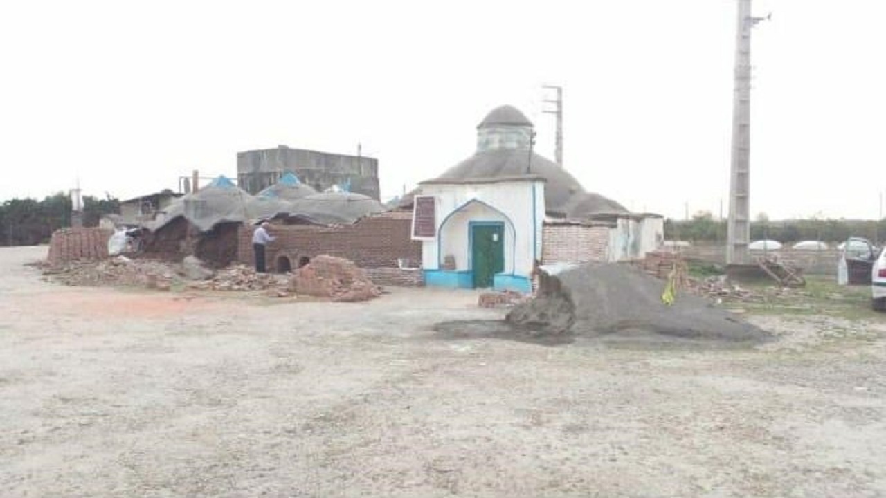 آغاز مرمت حمام تاریخی المشیر قائمشهر