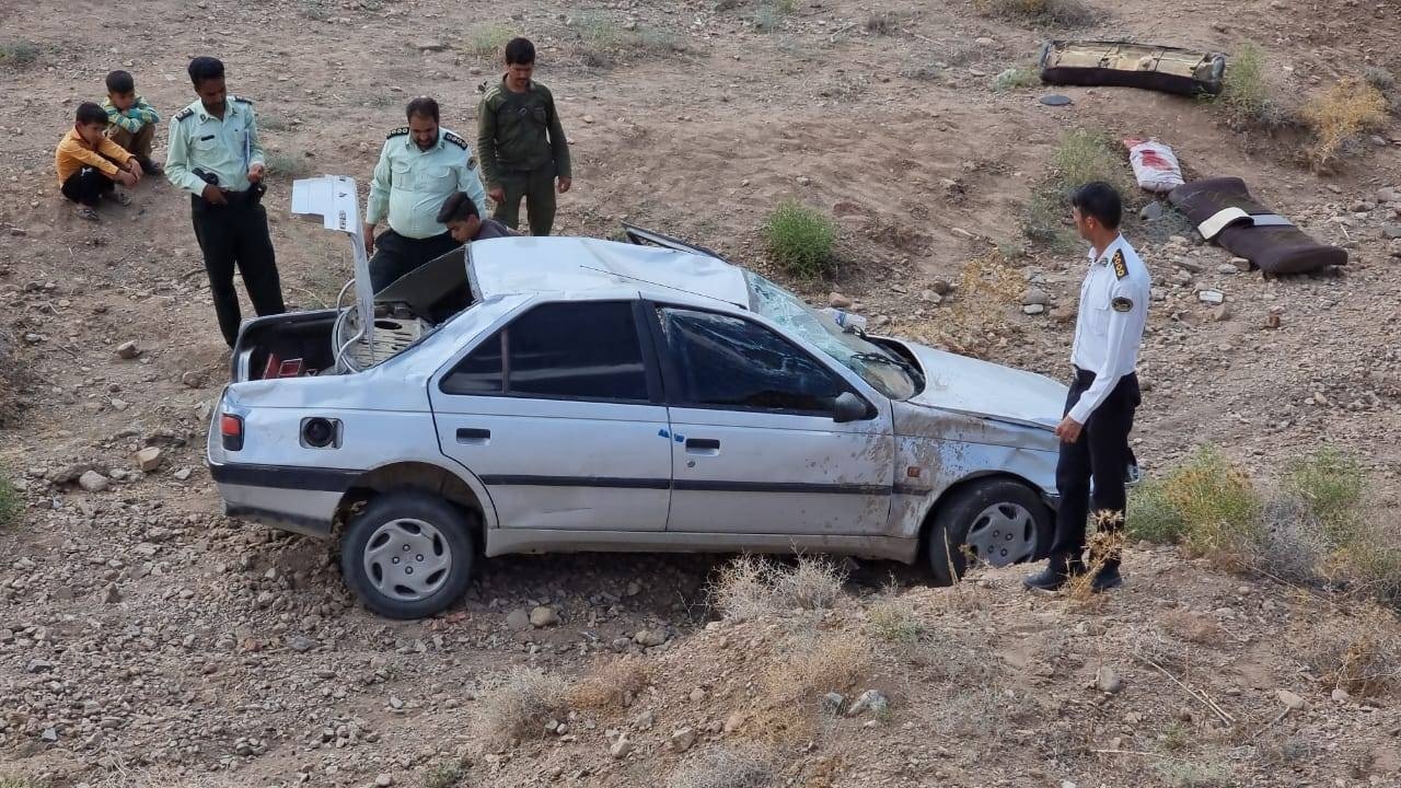 حادثه رانندگی در محور زرند_ کوهبنان