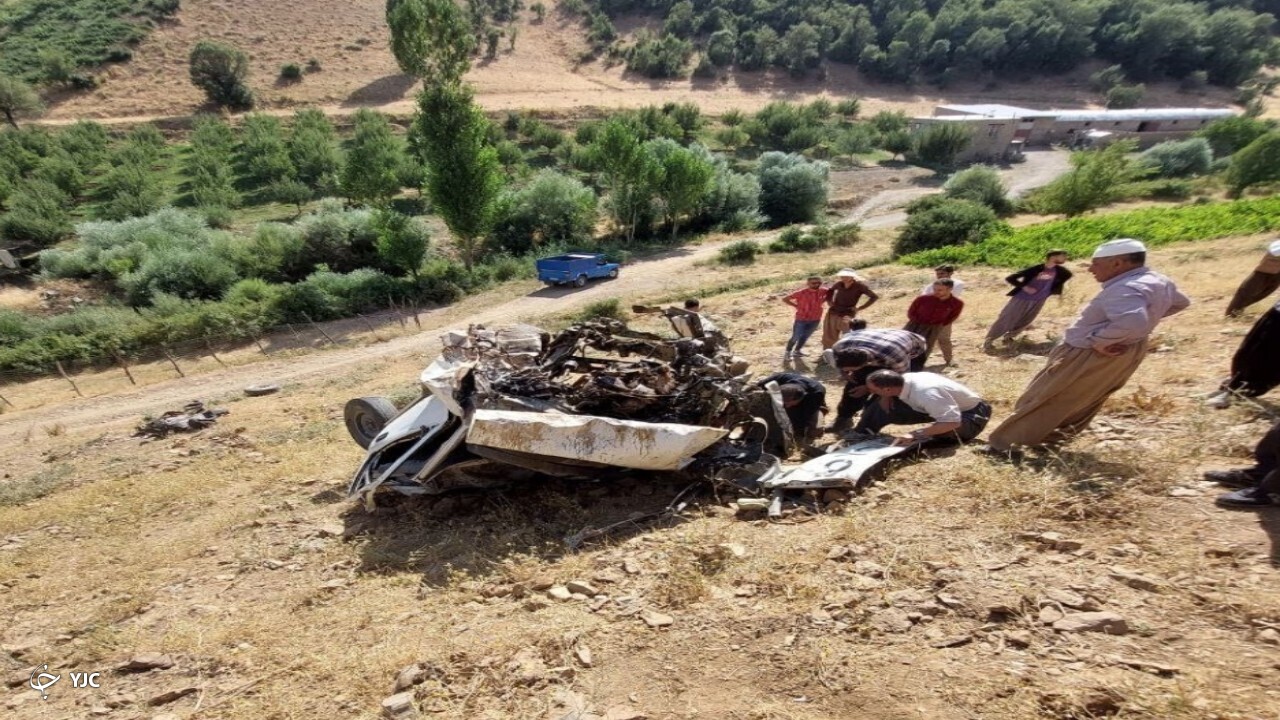 واژگونی خودروی سواری در مهاباد ۸ کشته و زخمی بر جای گذاشت
