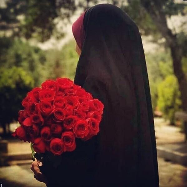 دختر چادری