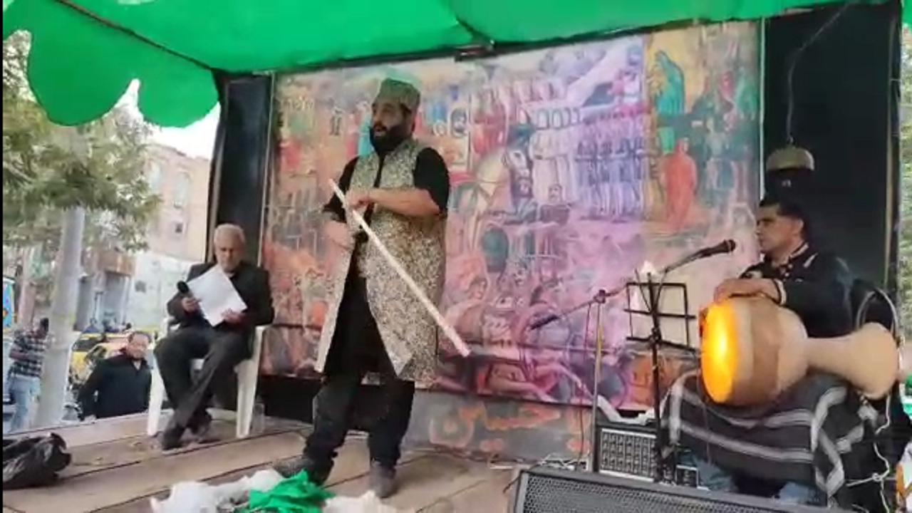 پرده خوانی دهه محرم در نهاوند