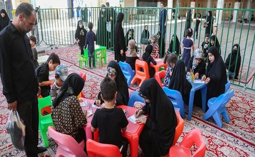 برپایی &laquo;حسینیه کودک&raquo; در حرم مطهر بانوی کرامت +تصاویر