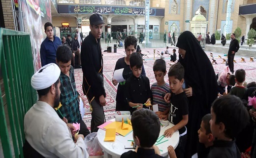 برپایی &laquo;حسینیه کودک&raquo; در حرم مطهر بانوی کرامت +تصاویر