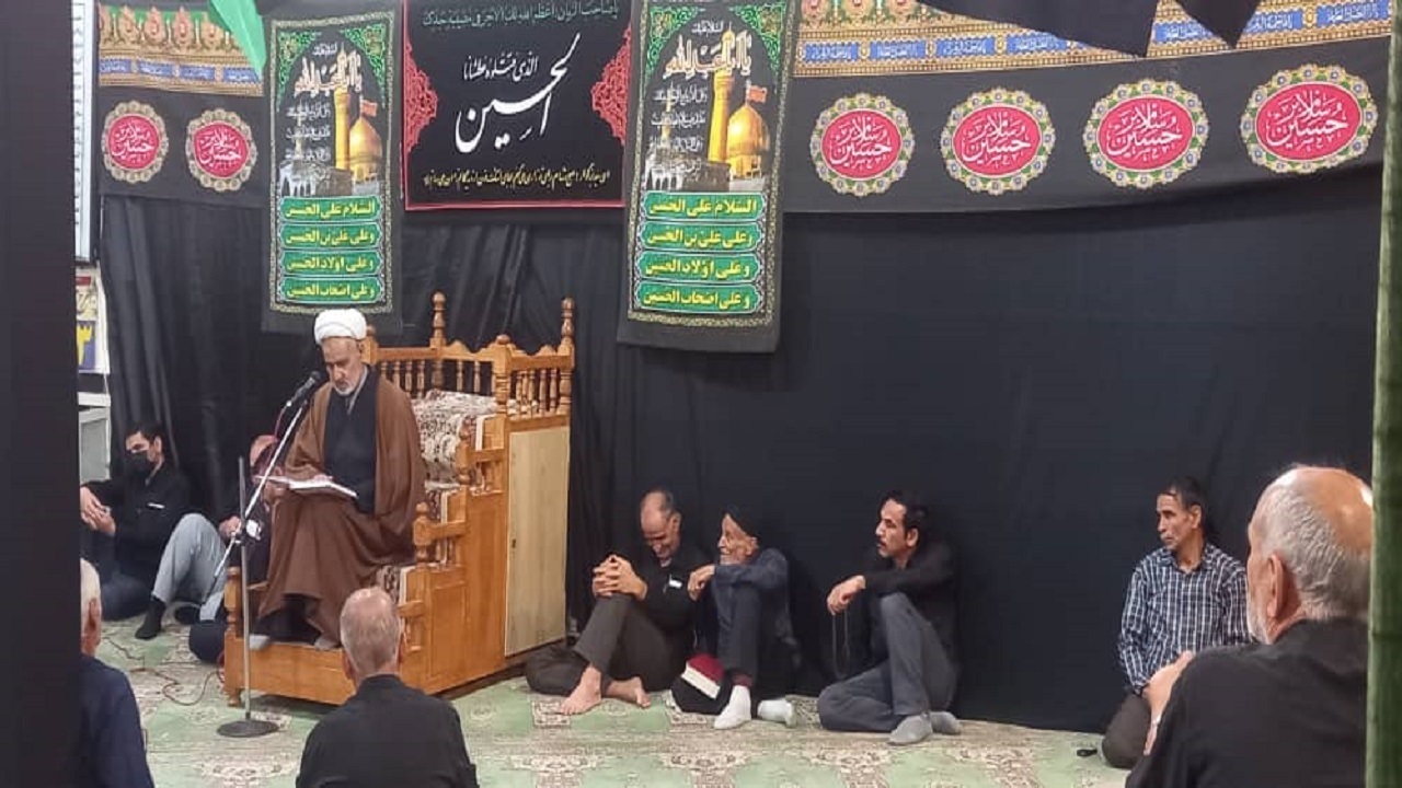 دارالمومنین همدان سیاهپوش عزای حسینی