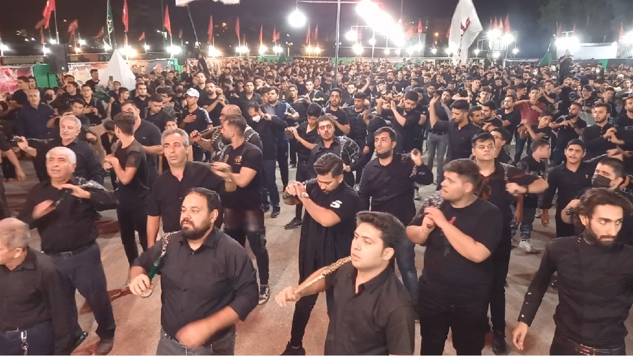 مراسم عزای حضرت حر (ع) و پسران حضرت زینب (س) در استان مرکزی + فیلم