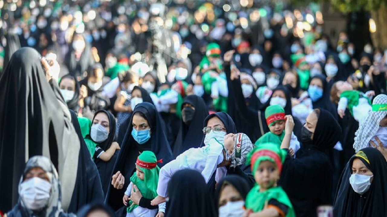 برگزاری مراسم شیرخوارگان حسینی اصفهان در گذر چهارباغ